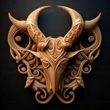 3D model horns (STL)